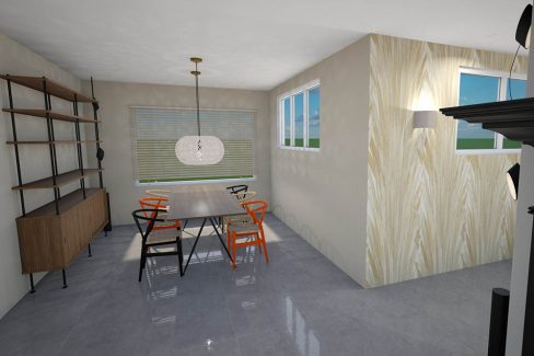 kleuradvies en lichtplan eetkamer Yde