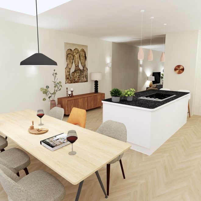 keuken uitbouw styling interieuradvies