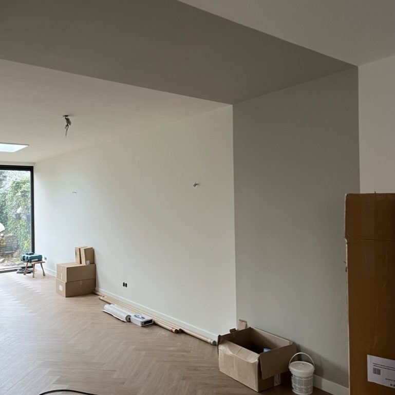 verbouwing uitbouw woning Haren