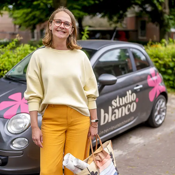 studio blanco komt met de auto voorrijden voor interieuradvies aan huis