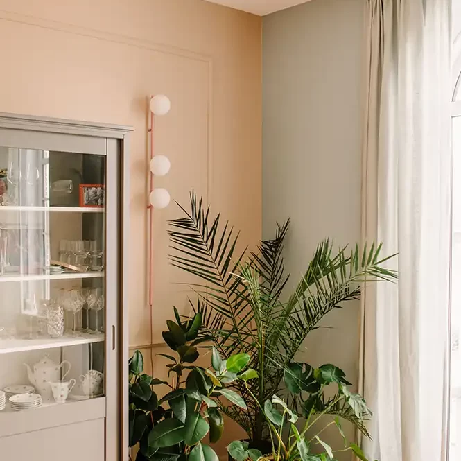 interieurstylist advies servieskast planten woonkamer