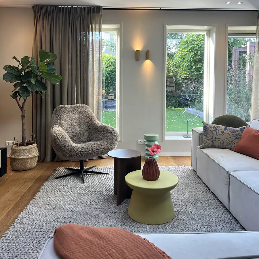 interieuradvies Assen woonkamer na uitbouw